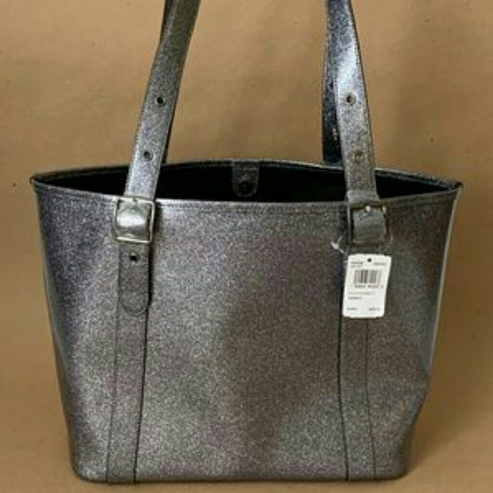 SOLD}●Authentic COACH Glitter Ferry Tote - Picture 4 of 8